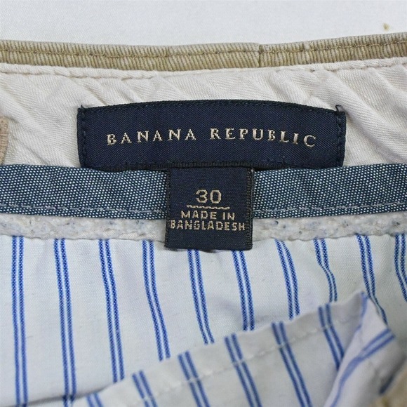 Banana Republic 30 x 11" Khaki‎ Twill Cargo Shorts - Picture 3 of 5